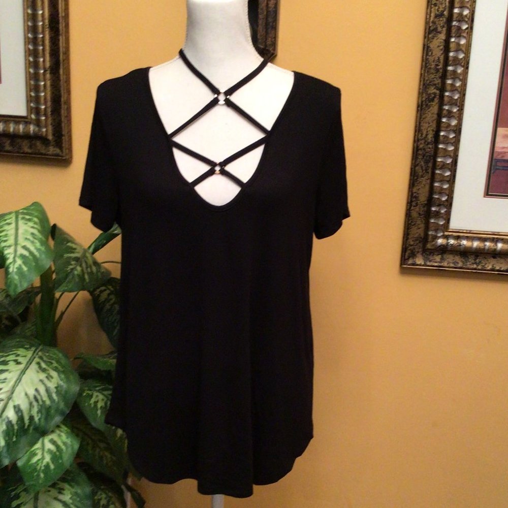 West Coast Love Criss Cross Strap Top